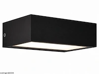 6 x led buiten wandlamp – 9w – 4200k neutraal wit - zwart – ip65 – andiz - afbeelding 3 van  6