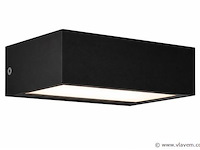 6 x led buiten wandlamp – 9w – 4200k neutraal wit - zwart – ip65 – andiz - afbeelding 2 van  5