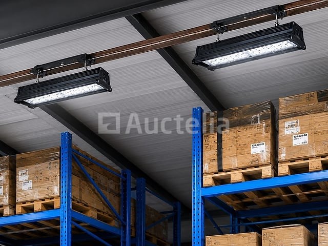 6 x led industriële hanglamp 100w – 6400k koud wit - zwart – ip20 – pyramid-100 - afbeelding 2 van  5