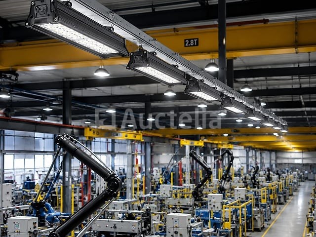 6 x led industriële hanglamp 100w – 6400k koud wit - zwart – ip20 – pyramid-100 - afbeelding 5 van  5