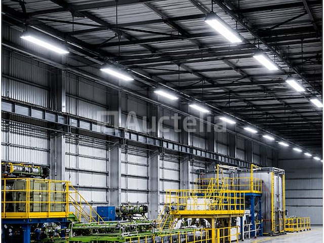 6 x led industriële hanglamp 150w – 6400k koud wit - zwart – ip20 – pyramid-150 - afbeelding 4 van  5