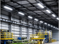 6 x led industriële hanglamp 150w – 6400k koud wit - zwart – ip20 – pyramid-150 - afbeelding 4 van  5