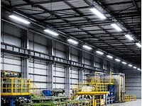 6 x led industriële hanglamp 150w – 6400k koud wit - zwart – ip20 – pyramid-150 - afbeelding 3 van  5