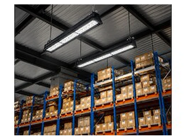 6 x led industriële hanglamp 150w – 6400k koud wit - zwart – ip20 – pyramid-150 - afbeelding 1 van  6