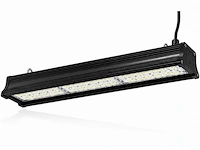 6 x led industriële hanglamp 150w – 6400k koud wit - zwart – ip20 – pyramid-150 - afbeelding 3 van  6