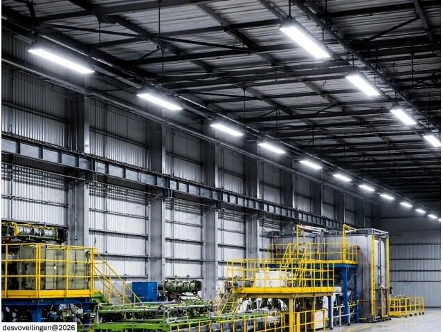6 x led industriële hanglamp 150w – 6400k koud wit - zwart – ip20 – pyramid-150 - afbeelding 4 van  6
