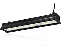 6 x led industriële hanglamp 150w – 6400k koud wit - zwart – ip20 – pyramid-150 - afbeelding 2 van  5