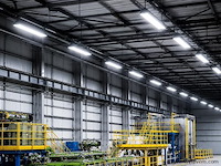 6 x led industriële hanglamp 150w – 6400k koud wit - zwart – ip20 – pyramid-150 - afbeelding 3 van  5