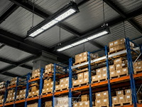 6 x led industriële hanglamp 150w – 6400k koud wit - zwart – ip20 – pyramid-150 - afbeelding 1 van  6