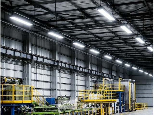 6 x led industriële hanglamp 150w – 6400k koud wit - zwart – ip20 – pyramid-150 - afbeelding 4 van  6