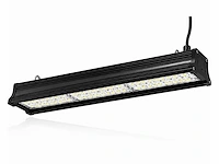 6 x led industriële hanglamp 150w – 6400k koud wit - zwart – ip20 – pyramid-150 - afbeelding 2 van  5