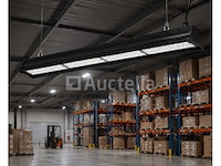 6 x led industriële hanglamp 200w – 6400k koud wit - zwart – ip20 – pyramid-200 - afbeelding 3 van  5