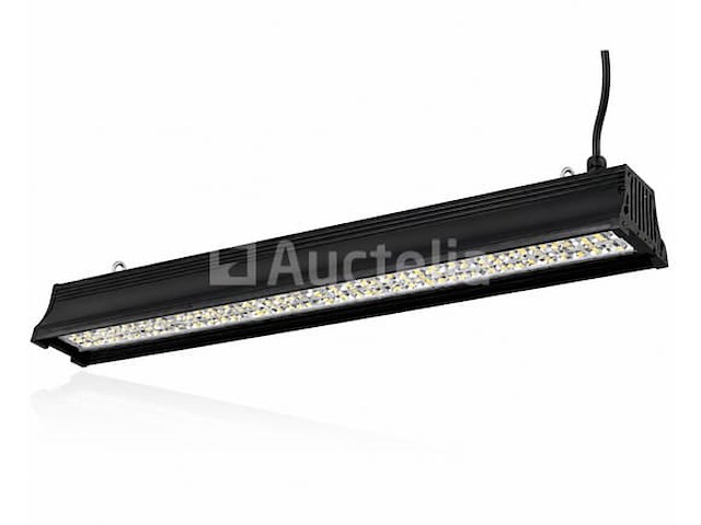 6 x led industriële hanglamp 200w – 6400k koud wit - zwart – ip20 – pyramid-200 - afbeelding 4 van  5