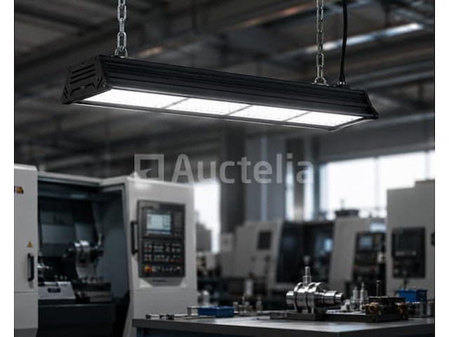 6 x led industriële hanglamp 200w – 6400k koud wit - zwart – ip20 – pyramid-200 - afbeelding 5 van  5