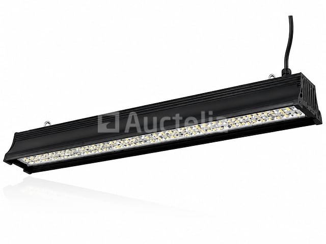 6 x led industriële hanglamp 200w – 6400k koud wit - zwart – ip20 – pyramid-200 - afbeelding 3 van  5