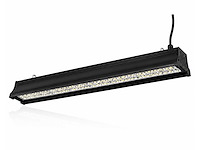 6 x led industriële hanglamp 200w – 6400k koud wit - zwart – ip20 – pyramid-200 - afbeelding 2 van  5