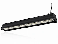 6 x led industriële hanglamp 200w – 6400k koud wit - zwart – ip20 – pyramid-200 - afbeelding 3 van  6
