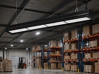 6 x led industriële hanglamp 200w – 6400k koud wit - zwart – ip20 – pyramid-200 - afbeelding 4 van  6