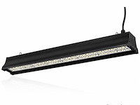 6 x led industriële hanglamp 200w – 6400k koud wit - zwart – ip20 – pyramid-200 - afbeelding 2 van  5
