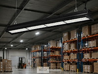 6 x led industriële hanglamp 200w – 6400k koud wit - zwart – ip20 – pyramid-200 - afbeelding 4 van  6