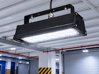 6 x led industriële hanglamp 50w – 6400k koud wit - zwart – ip20 – pyramid-50 - afbeelding 2 van  6