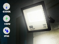 6 x led schijnwerper 100w mini – 6500k koud wit – ip65 waterdicht - afbeelding 2 van  6