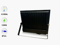 6 x led schijnwerper 100w mini – 6500k koud wit – ip65 waterdicht - afbeelding 3 van  6