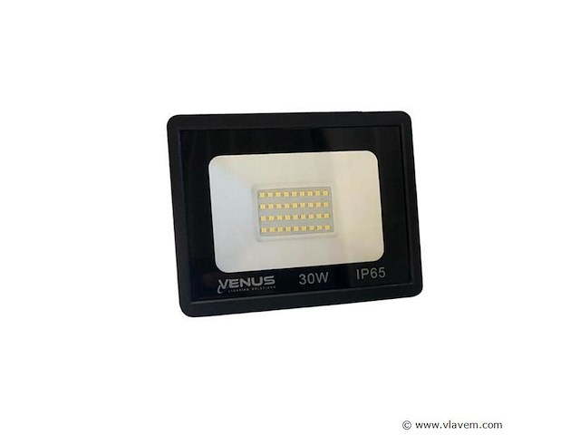 6 x led schijnwerper 30w – 6500k koud wit – ip65 – aslan-30 - afbeelding 1 van  4