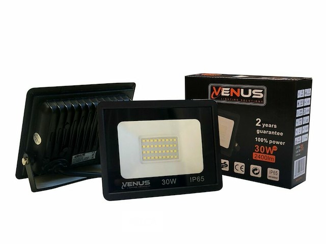 6 x led schijnwerper 30w – 6500k koud wit – ip65 – aslan-30 - afbeelding 3 van  5