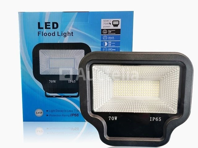 6 x led schijnwerper 50w – 6500k koud wit – ip65 – ward-50 - afbeelding 2 van  4