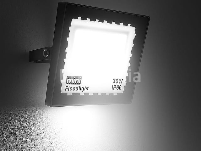 6 x led schijnwerper mini 30w – 6500k koud wit – ip65 – minions-30 - afbeelding 2 van  5