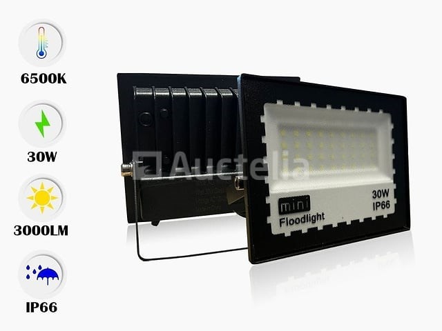 6 x led schijnwerper mini 30w – 6500k koud wit – ip65 – minions-30 - afbeelding 5 van  5