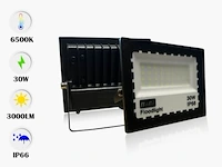 6 x led schijnwerper mini 30w – 6500k koud wit – ip65 – minions-30 - afbeelding 4 van  6