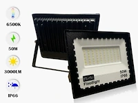 6 x led schijnwerper mini 50w – 6500k koud wit – ip65 – minions-50 - afbeelding 4 van  6