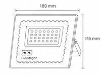 6 x led schijnwerper mini 50w – 6500k koud wit – ip65 – minions-50 - afbeelding 6 van  6