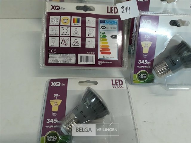 6 x led spot e27 fitting 5w 345lm warm wit - afbeelding 3 van  3