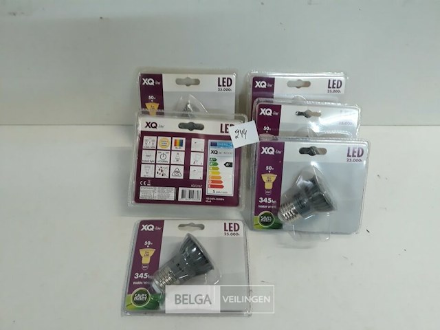 6 x led spot e27 fitting 5w 345lm warm wit - afbeelding 1 van  3