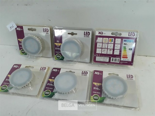 6 x led spot gx53 7w 510lm warm wit - afbeelding 1 van  3