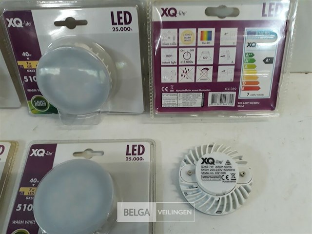 6 x led spot gx53 7w 510lm warm wit - afbeelding 3 van  3