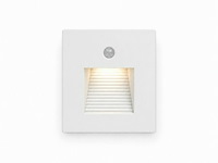 6 x led trapverlichting 1w – 4200k neutraal wit - wit – pir sensor – ip20 – diamond - afbeelding 3 van  6