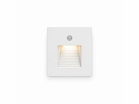 6 x led trapverlichting 1w – 4200k neutraal wit - wit – pir sensor – ip20 – diamond - afbeelding 2 van  5