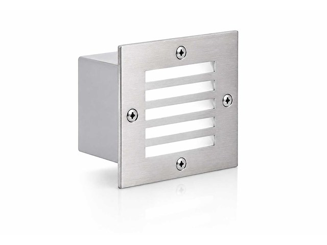 6 x led trapverlichting 3w - 6400k koud wit – ip54 – akik - afbeelding 2 van  5