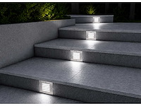 6 x led trapverlichting 3w - 6400k koud wit – ip54 – akik - afbeelding 3 van  5