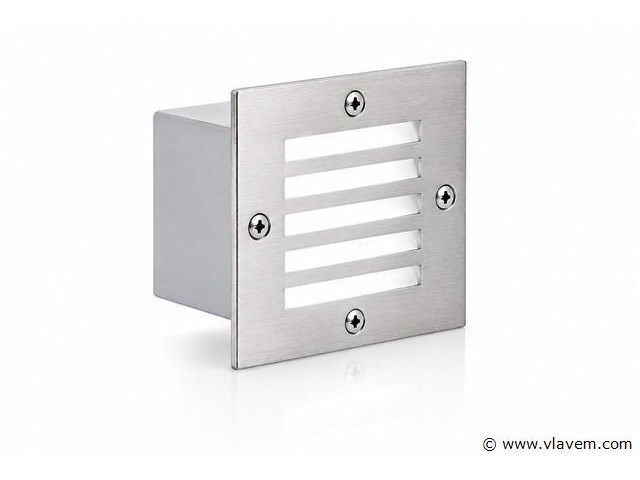 6 x led trapverlichting 3w - 6400k koud wit – ip54 – akik - afbeelding 2 van  5