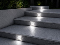 6 x led trapverlichting 3w - 6400k koud wit – ip54 – akik - afbeelding 3 van  5