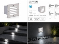 6 x led trapverlichting 3w - 6400k koud wit – ip54 – akik - afbeelding 5 van  5
