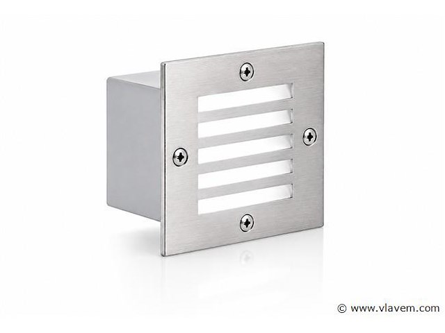 6 x led trapverlichting 3w - 6400k koud wit – ip54 – akik - afbeelding 2 van  5