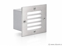 6 x led trapverlichting 3w - 6400k koud wit – ip54 – akik - afbeelding 2 van  5
