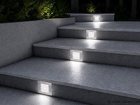 6 x led trapverlichting 3w - 6400k koud wit – ip54 – akik - afbeelding 3 van  5