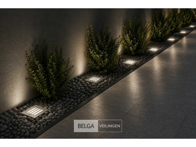 6 x led trapverlichting 3w - 6400k koud wit – ip54 – akik - afbeelding 1 van  6